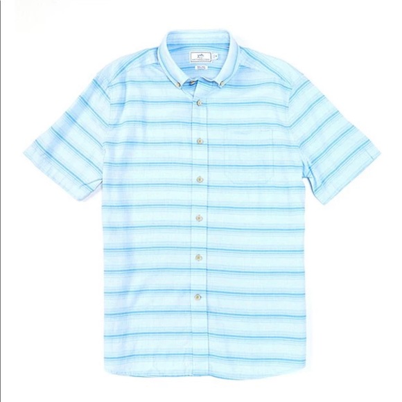 Southern Tide Other - NWT Southern Tide
Varigated Stripe Short-Sleeve Woven Shirt